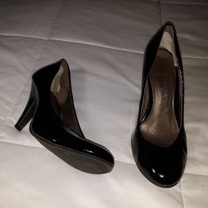 Womens Jean round toe stiletto heel pumps